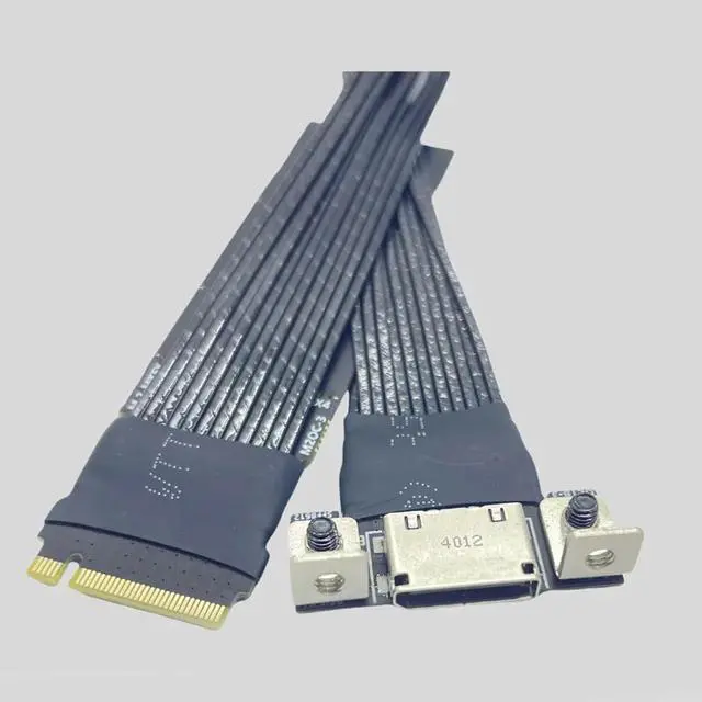 Alt view image 5 of 7 - to 4i SFF8611 Extension Cable Silver Plating Wire for Desktop and Notebook Conversion with Optional Length