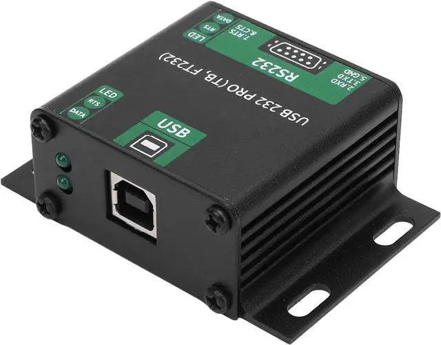 Main image of Diyeeni Industrial USB to RS232 Adapter, USB to RS232 Bidirectional Conversion Serial Module, Power & Signal Isolation, Overcurrent & Electrostatic Guard Circuits, Aluminum Shell
