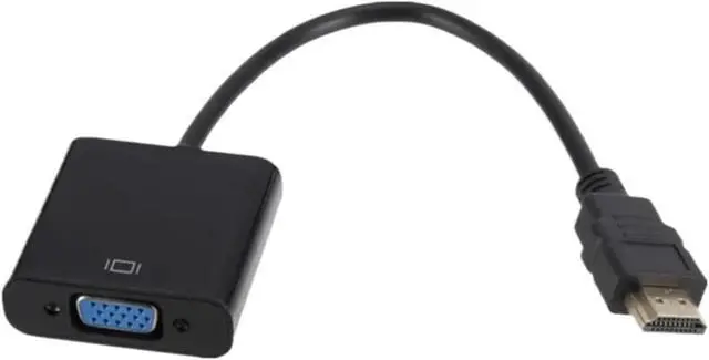 Alt view image 3 of 3 - 1080P HDMI-Compatible to V/GA Adapter Digital Analog Male to Famale Cord Converter for PC TV Tablet(White)