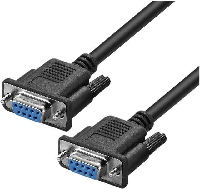 Alt view image 4 of 7 - Lballist DB9 9Pin Serial RS232 Extension Cable Male Female 1.5m 300cm 5m 10m Black(10m,Male to Female)