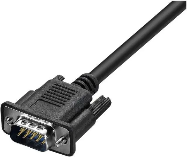 Alt view image 6 of 7 - Lballist DB9 9Pin Serial RS232 Extension Cable Male Female 1.5m 300cm 5m 10m Black(10m,Male to Female)