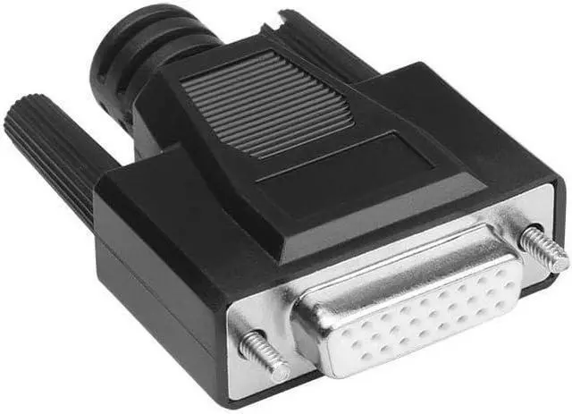 Alt view image 6 of 7 - 1pc DB26 Soldering Connector D-SUB HDB26 3 Rows of 26 Pin Plug DB26 Black Male Female Welding Wire Type Connectors(Male-SS)