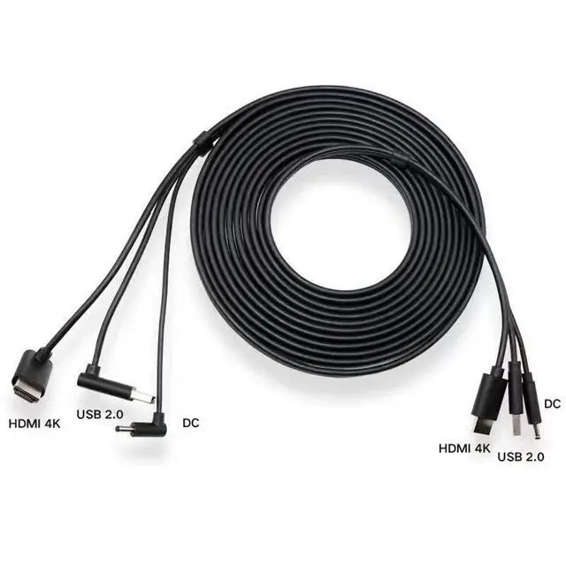 Alt view image 2 of 2 - for HTC Vive 3-in-1 Accessories Replacement Cable HD 5M, USB, Power VR Games