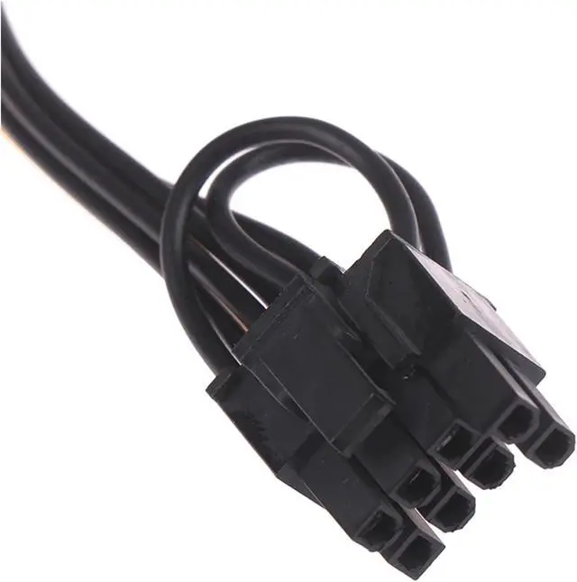 Alt view image 4 of 6 - 1pc 15pin SATA Male to 8pin(6+2) PCI-E Power Supply Cable 20cm 15-pin 8 Pin Wire for Graphic Card