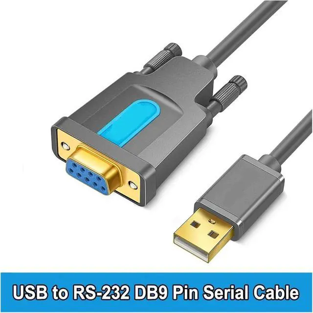 Alt view image 2 of 4 - USB to RS232 DB9 Serial Female Converter Adapter CableFor Cashier Register Modem COM