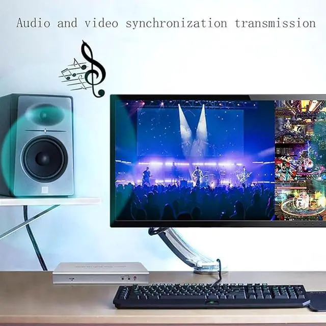 Alt view image 7 of 7 - KVM Switch - 4/16 Ports Split-Screen Synchronizer, Screens Split Control KVM Switch//Distributor, USB Keyboard Mouse Sync Controller, HDMI Screen Splits Controller(4 Ports)