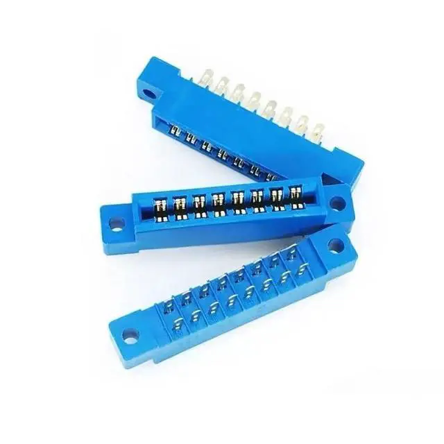 Alt view image 4 of 5 - 2PCS 805 Strip Connector 3.96mm Pitch 12/16/20/24/30/36/44/56P/72 pin PCB Mount Card Edge Connector Socket(Type-A,2x28 56p)