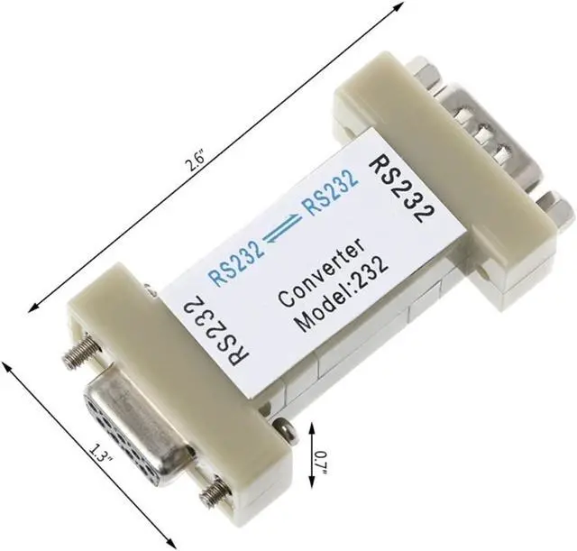 Alt view image 6 of 6 - C90C Port Powered RS232 to Serial Isolator Optic Electric Adapter to Protect PC and RS-232 Device