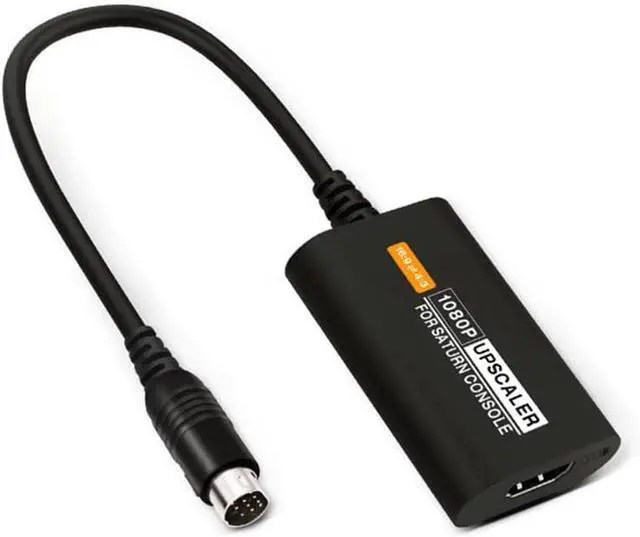 Main image of NORMICHIC Converter for Sega Saturn SS to HDMI,1080P HDMI Cable Adapter for Saturn SS 16:9/4:3 S-video input 1080p adapter (black)