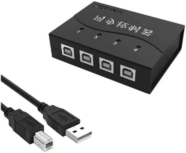 Main image of 4/8/16/32 Ports USB Synchronizer/Sharer - USB Keyboard Mouse Sync Controller, KVM Switch/Distributor, DNF Multi Open Game Control Synchronizer, for Game Studios, Offices(4 Ports)