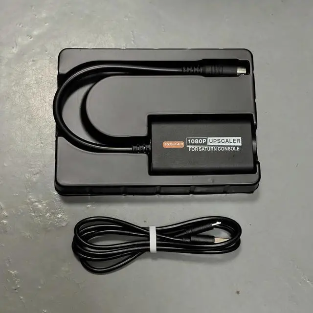 Alt view image 6 of 6 - NORMICHIC Converter for Sega Saturn SS to HDMI,1080P HDMI Cable Adapter for Saturn SS 16:9/4:3 S-video input 1080p adapter (black)