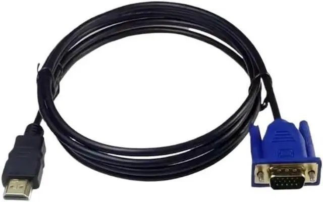 Alt view image 5 of 6 - 1.5m 1080P HDMI-Compatible to VGA Adapter Connector Line Converter Cable