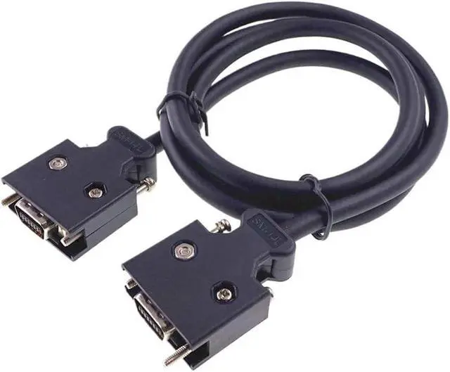 Alt view image 2 of 6 - 1 Pc SCSI Connector Cable MDR 14 20 26 36 50 Positions Male to Male Plug Adapter 0.75 1 1.5 2 3 5 Meter Extension Soldered(1.5 Meter,Male Insert_50P)