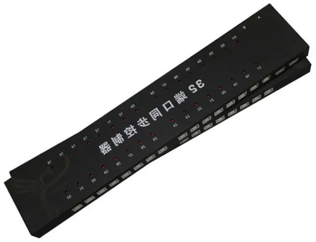 Main image of 32 Ports USB Synchronizer/Sharer - USB Keyboard Mouse Sync Controller, Metal Multi Function KVM Switch/Distributor, Plug and Play, DNF Game Control Synchronizer
