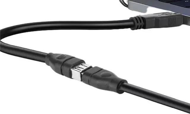Alt view image 3 of 6 - 0.2m Firewire 6 Pin to USB Adapter Fire Wire IEEE 1394 6Pin Female to USB 2.0 A Male Data Cable