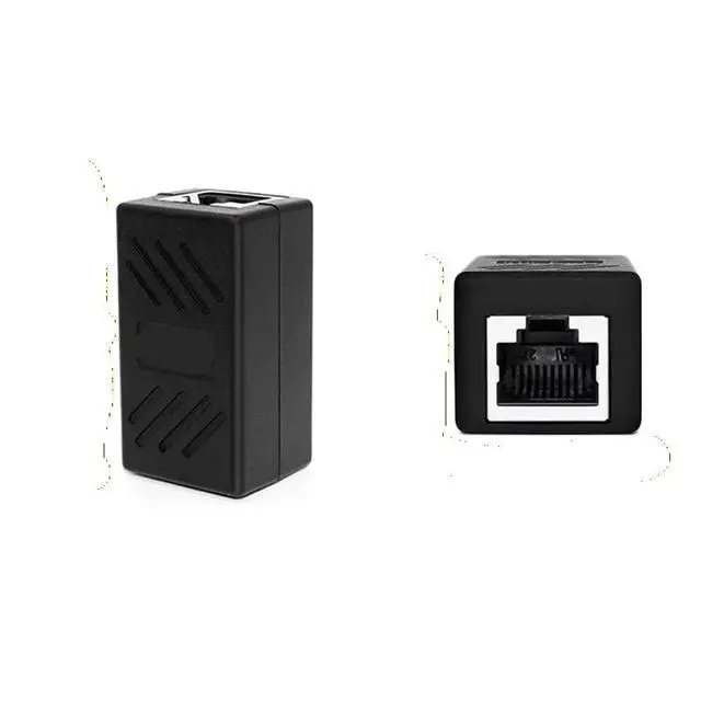 Alt view image 6 of 6 - 1/5/10/20PCS RJ45 Coupler Ethernet Extender 1000Mbps LAN Connector Cat6/Cat5e Ethernet Cable Extender Adapter Female to Female(10PCS)