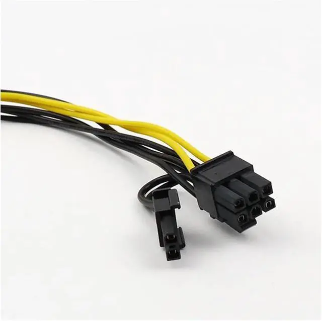 Alt view image 3 of 5 - AEE7-5PCS 15Pin SATA Male to 8Pin(6+2) PCI-E Power Supply Cable 20Cm SATA Cable 15-Pin to 8 Pin 18AWG Wire for Graphic Card