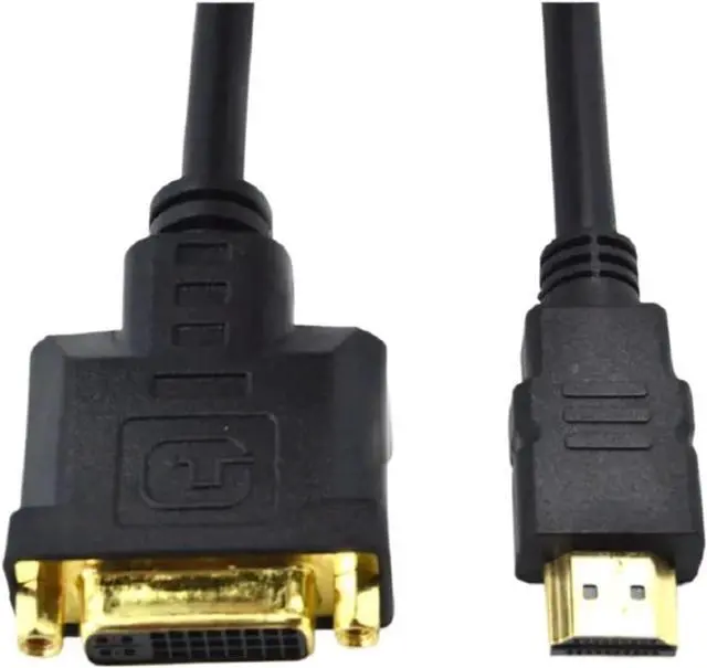 Alt view image 2 of 6 - HDMI to DVI Cable M/F Male- Female Video Adapter Cord HDMI-Compatible to DVI-I 24+5 Cable Video Adapter Cord for HDTV LCD DVD PC
