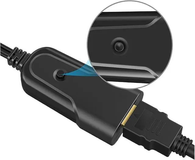Alt view image 3 of 4 - HDMI to AV/RCA CVBS Adapter HDMI2AV HDMI for AV (CVBS) for/PC/VCR/NTSC