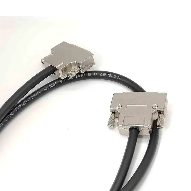 Alt view image 5 of 7 - SCSI 50 Pin Male to Male HPCN with Metal Shell Shielded Twisted Pair Cable Straight Screw Locks Plug to Latch Lock Plug for Cable 1Meter