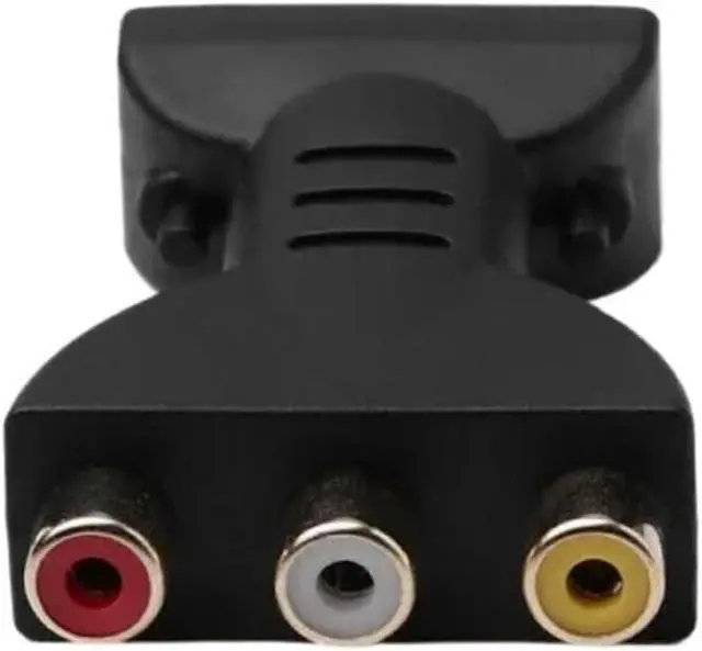 Alt view image 4 of 6 - HD 1080P R/CA AV to HDMI-Compatible Composite Adapter Converter AV2HDMI Video Cable HDMI to AV with USB Cable for HD TV Box