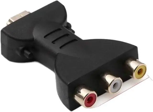 Alt view image 6 of 6 - HD 1080P R/CA AV to HDMI-Compatible Composite Adapter Converter AV2HDMI Video Cable HDMI to AV with USB Cable for HD TV Box