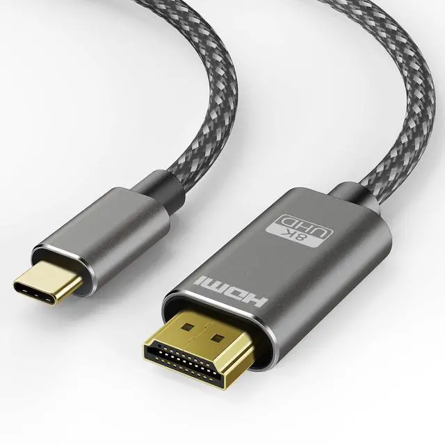 Main image of 8K USB C to HDMI Cable 25 FT, 8K@60Hz 4K@240Hz, HDMI 2.1 48Gbps,HDR10&HDCP 2.3 USB4 Type C to HDMI Cord for Thunderbolt 5/4/3, MacBook Pro Air iPad, Mac mini, iPhone 17 Pro Max,Galaxy S26,XPS,Surface
