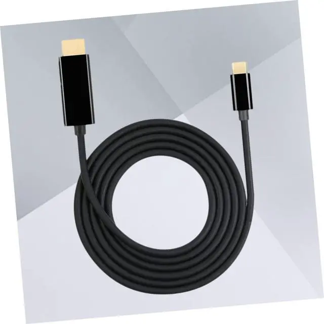 Alt view image 5 of 7 - balacoo 3pcs 1.8m USB 3.1 Type-c to Cable Type-c to USB Adapter for Mobile Phone Ultra-Thin Design 4k Cord Abs Shell High-end Vga Output for Monitor/Projector/tv