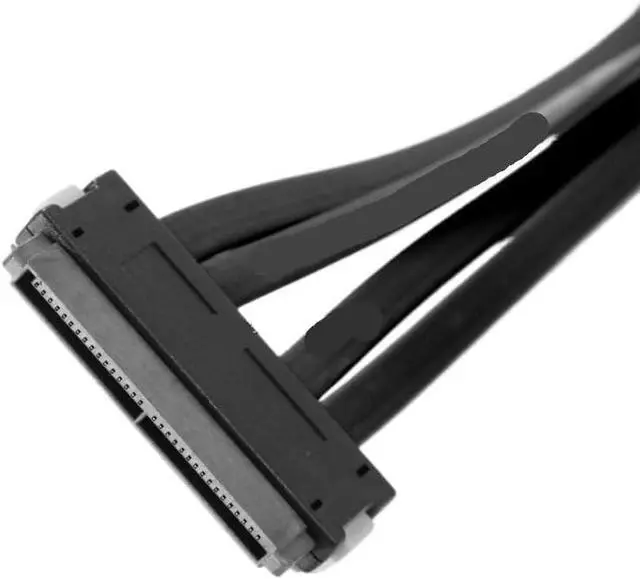 Alt view image 3 of 6 - KUNSR SFF-8484 32Pin to 4 SATA 7Pin Adapter Converter 1 to 4 Splitter Cable