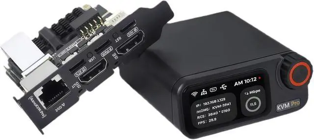 Alt view image 6 of 7 - Sipeed NanoKVM-Pro 4K IP-KVM, GbE, WiFi 6, Remote Management Device (ATX WiFi POE)