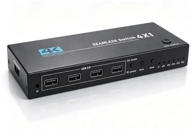 Main image of LICAEVEY 8K 60Hz KVM Switchs for PC Laptop Gaming Console Monitor, 4 Port USB HDMI Switcher with VRR ALLM QFT, Plug and Play CEC Function