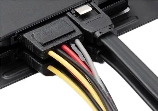 Alt view image 5 of 5 - KUNSR 4 Pin IDE to 2 Serial ATA Hard Driver Power Cable SATA Y Splitter Hard Drive Disk Extension Cord Adapter Connector(1 Piece)
