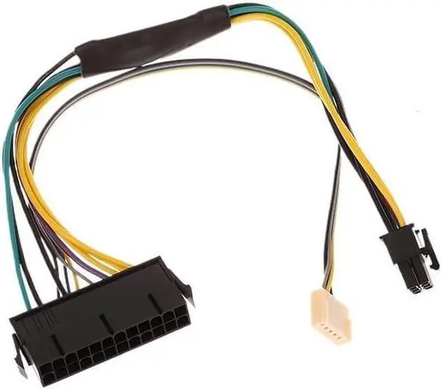 Alt view image 3 of 7 - KUNSR 24Pin Female to 6Pin Male Power Adapter Supply Cable Connector