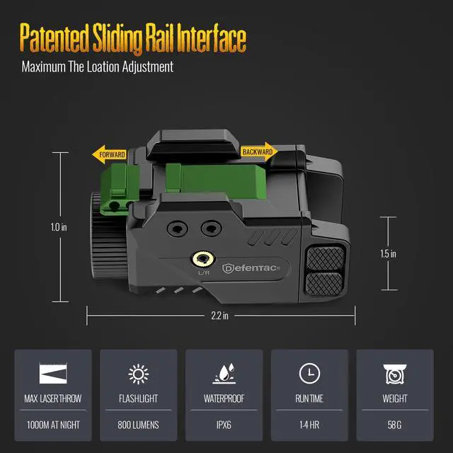 Alt view image 4 of 7 - Defentac Tactical Product, Bundle with Magnetic Charger Cable