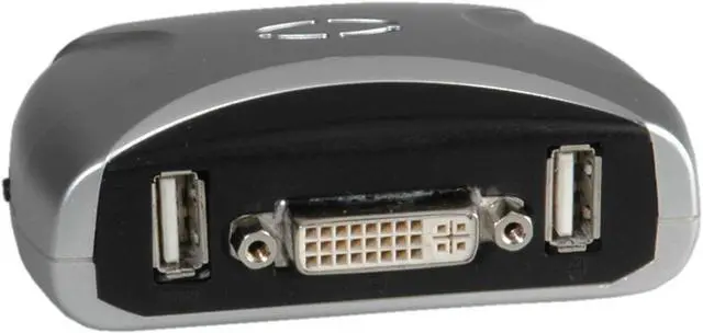 Alt view image 2 of 4 - VALUE KVM Switch Star1U-2PC USB DVIAudio