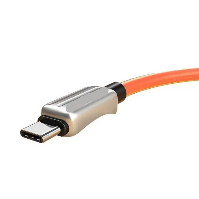 Alt view image 3 of 6 - 240W PD USB C to USB C Cable Fast Adapter Type C to C Cable Power Wire(2m,Orange)
