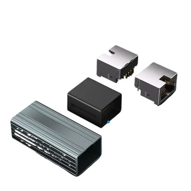 Alt view image 5 of 7 - 10Gbps RJ45 Connector Ethernet Female to Female 10000Mbps Network Extender Extension for Cat8 Cat7 Cat6 Ethernet Cable Adapter(Black 2PCS)