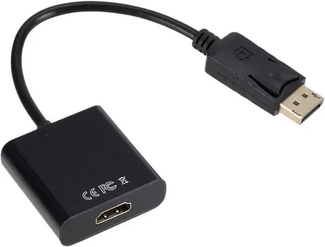 Alt view image 2 of 6 - PzzPss DisplayPort to HDMI-Compatible Adapter Cable 1080P DP to HDMI-Compatible Male to Female Converter for PC to HDTV