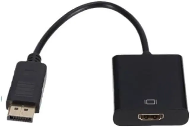 Alt view image 3 of 6 - PzzPss DisplayPort to HDMI-Compatible Adapter Cable 1080P DP to HDMI-Compatible Male to Female Converter for PC to HDTV