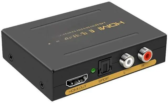 Main image of HDMI Audio Splitter 4K HD 3.5Aux Headphone Jack Red and White Left and Right Dual Channel Optical Fiber 5.1(4k/60Hz)