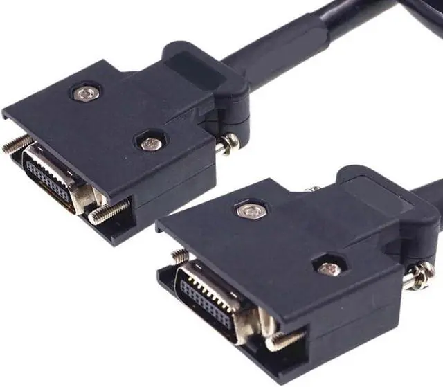 Main image of 1 Pc SCSI Connector Cable MDR 14 20 26 36 50 Positions Male to Male Plug Adapter Cable 1 Meter Extension Soldered Assembly(SCSI 20 Pin)