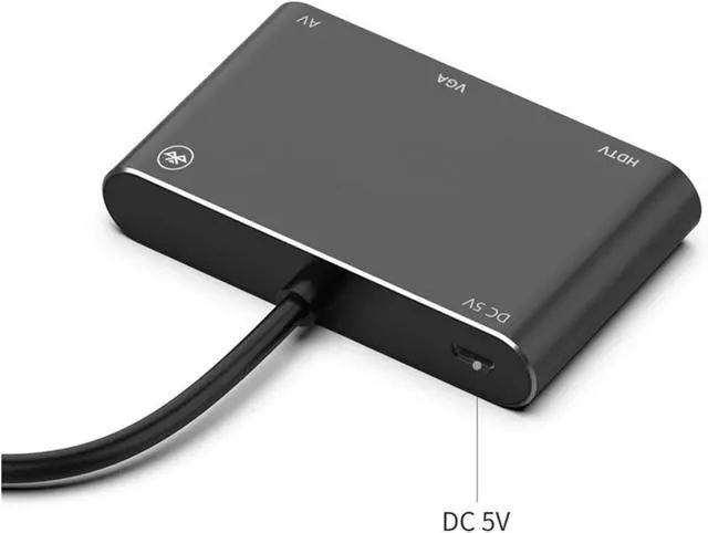 Alt view image 3 of 6 - VGA HDMI-Compatible Adapter USB Type C/Micro to 4K TV Projector Monitor HDTV Conventer Compatible with All Mobile Phone Devices 8Pin
