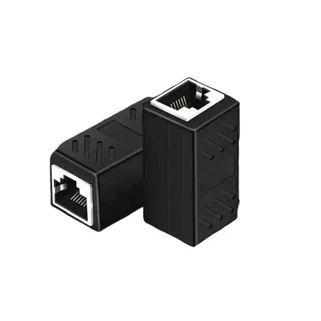 Alt view image 2 of 6 - 5pcs RJ45 Coupler Ethernet Cable Coupler LAN Connector for Cat7/Cat6/Cat5e Ethernet Cable Extender Adapter Female to Female