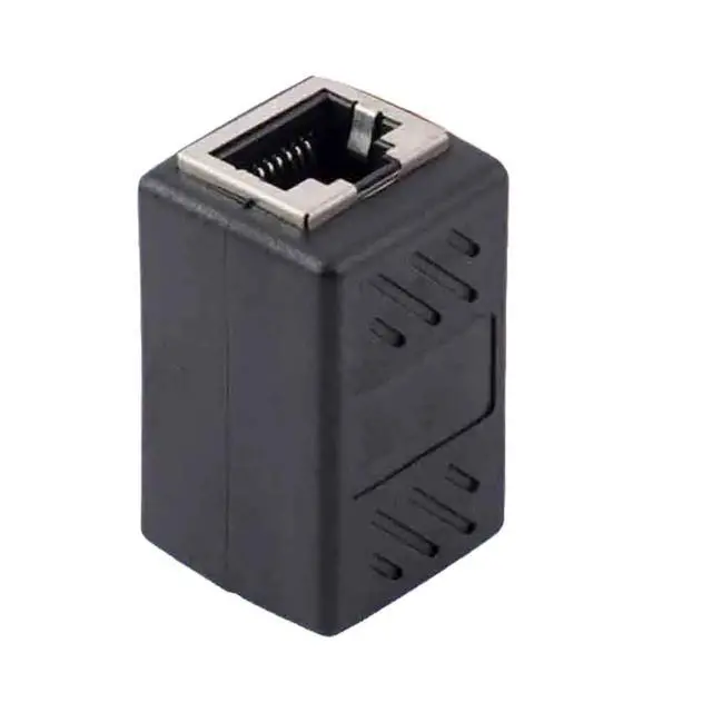 Alt view image 3 of 6 - 5pcs RJ45 Coupler Ethernet Cable Coupler LAN Connector for Cat7/Cat6/Cat5e Ethernet Cable Extender Adapter Female to Female