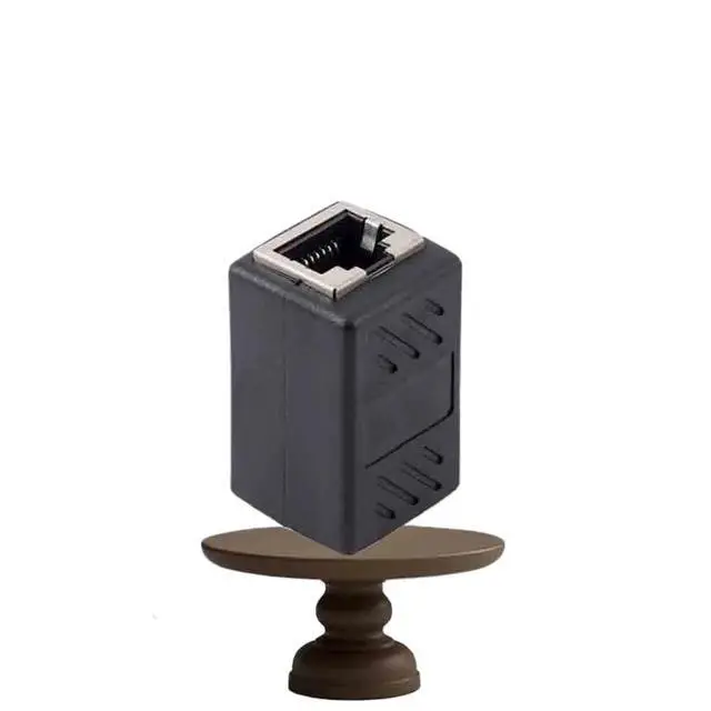 Alt view image 4 of 6 - 5pcs RJ45 Coupler Ethernet Cable Coupler LAN Connector for Cat7/Cat6/Cat5e Ethernet Cable Extender Adapter Female to Female