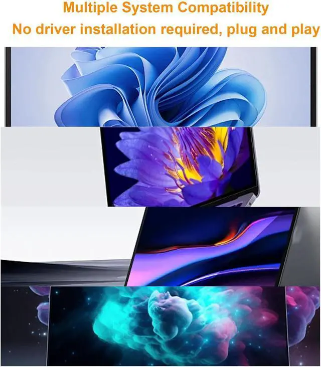 Alt view image 2 of 7 - 4K KVM Switch, 4 Port USB HD Multimedia Switcher Support 4K@60Hz HDR HDCP2.2 3D, with IR Remote Control, for PC Laptop