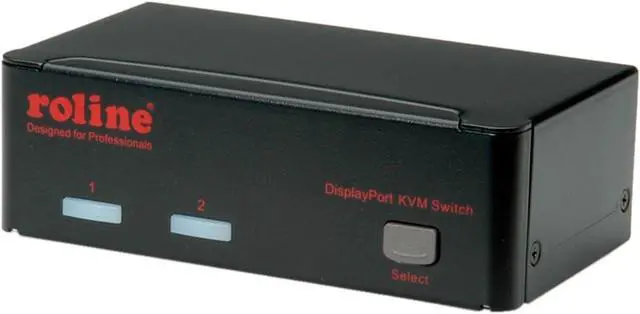 Alt view image 2 of 2 - Secomp Roline DisplayPort USB 2.0 KVM Switch