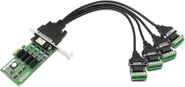 Main image of Industrial PCI-E to RS-485 RS-422 Serial Card PCIE to RS485 RS422 4 Port High Speed Converter Optical Isolation 4U UT-794I