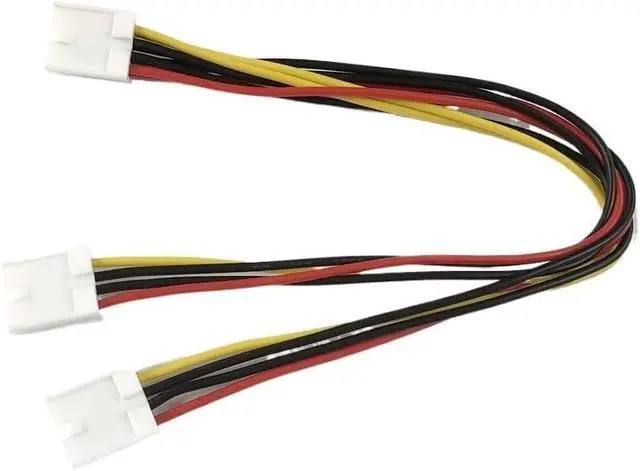 Alt view image 3 of 6 - KUNSR FDD Floppy 4Pin Female 2.54mm to Female 4Pin Converter Power Supply Leads Cable Y Splitter(20CM,22AWG 5pcs)
