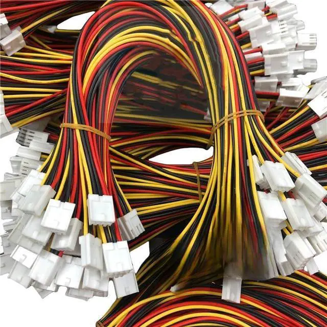 Alt view image 6 of 6 - KUNSR FDD Floppy 4Pin Female 2.54mm to Female 4Pin Converter Power Supply Leads Cable Y Splitter(20CM,22AWG 5pcs)